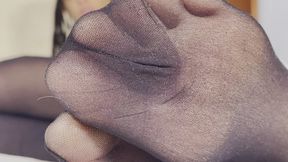 Open Your Mouth For My Dirty Black Nylon