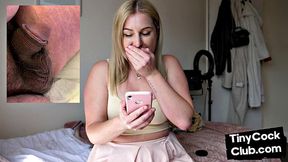 Nasty bigtitted babe comments on small cocks