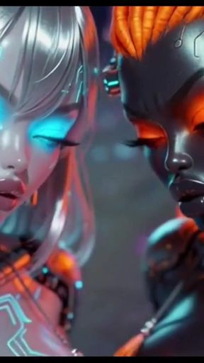 Captain Nova Song and Kiss clips, Ai animation   Clip 2