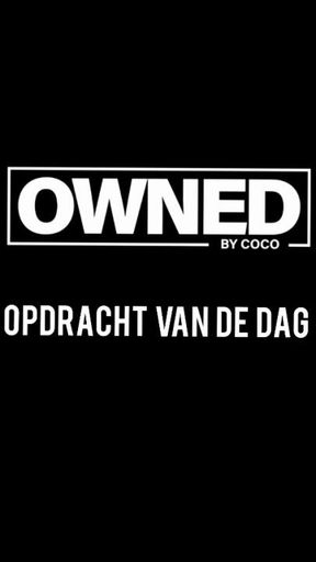 #TVDD (taak van de dag) Findom