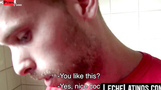 Bare-Assed Brawl! Hot Latin Jocks Pound Each Other Raw