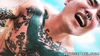 Wondrous Yoshi Kawasaki and Axel [censored] had joy and found elation in an outdoor ass fucking going knuckle deep