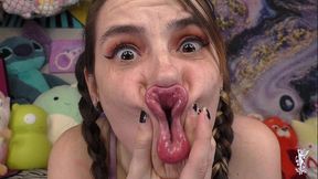 ziva fey - nude super squished silly face custom