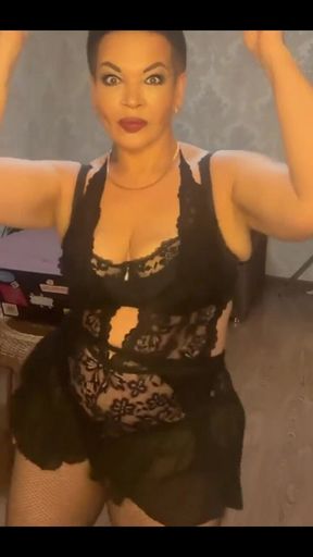 Dancing in Sexy Lingerie