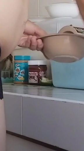Captivating moment from &quot;Desi aunt while cooking. Indonesian single mother alone at home looking for love.&quot;