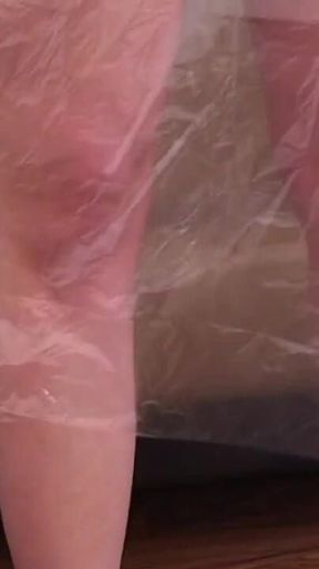 Raincoat Boobs Show!