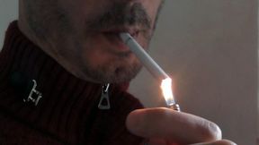 Smoking Muratti red 100s closeup IYF 101024