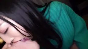 Beautiful woman plays with cock on SNS - Part 2