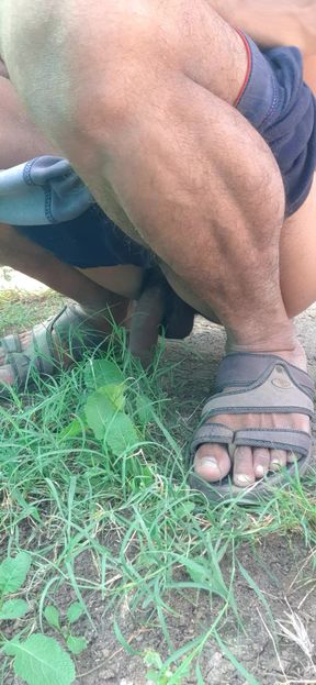 Pee Black Cock Outdoor Indian Man Fuck
