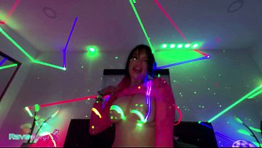 Nova Cane Turns Up The Intensity In A Neon Rave Encounter!