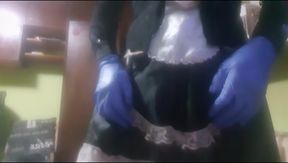 Latex Sissy with a Surprise