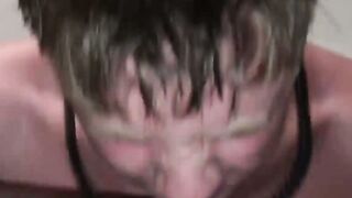 UNBELIEVABLE threesome Young Hottie Gets Screwed Senseless by Rugged studs