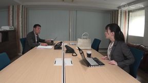 At the Mercy of the Erotic Lascivious Woman Who Is in Heat Even When She Is at Work. Part.1