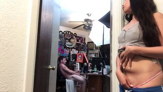 Ass licking teen sub gets a facial