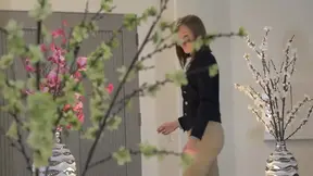 Young beauties stuff their skinniest pussies with huge dildos