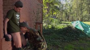 Soldier side sex with Rene Sava and Bautista Nores
