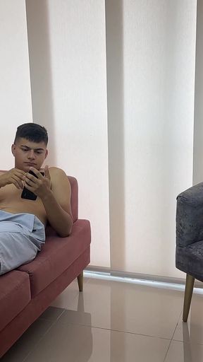 My Young Latina Step Sister Asks Me to Apply Cream on Her Legs, I Realize She Has No Panties and I Get Horny