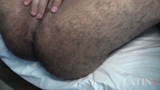 Hot Red Head Fucks Hairy Latin Stud's Hole