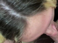 Cheating girl sucks brother-in-law's cock