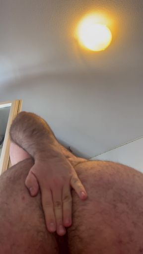 solo dildo play with my hairy ass
