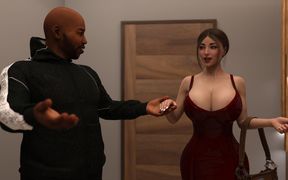 I Sent My Busty Wife to BBC Landlord to Clear due rent - 3D Hentai Game - the office