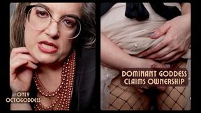 Dominant Goddess Claims Ownership - your New Life as Her Property Begins with Encouraged Orgasm before Chastity ft OctoGoddess Hairy Pussy Tease 720p