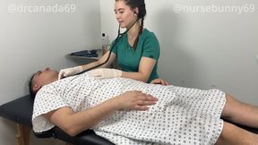 Nurse Bunny Gives Dr. Canada a Pervy Exam Side Angle 4K