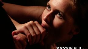 Passionate female enjoys erotic sex with hot lover