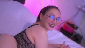 lustful paramour pissing on face his wench s and ass to mouth fuck her, and she gets cum in mouth.