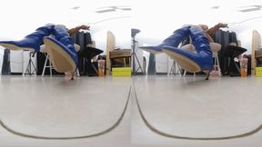 The 3DVR180 LINGLING blue boots dominate