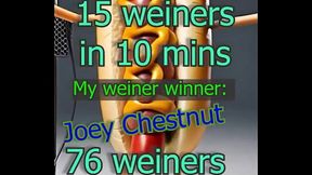 ️ Who knew Bonnie Blue would give Joey Chestnut a run for his money! ️ #NSFW #hotdog #competition #fo ...
