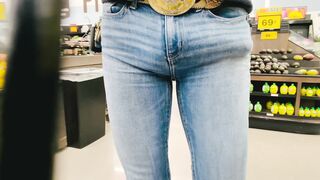 Beefsticks In The Mischievous S2:E6 - Yam-sized Knob Cowboy in Taut Denim at the Grocery Shop - POINT OF VIEW