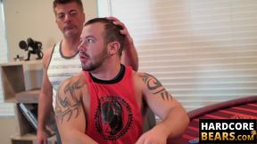 HardcoreBears.com - Experienced bear thrusts his hairy boner into fat cub's ass deepl