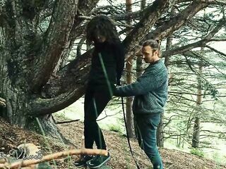 Little Red Riding Hood gets bound up in the woods - EroticxXxpress