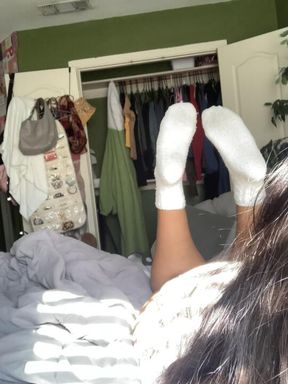 Fuzzy socks 😏