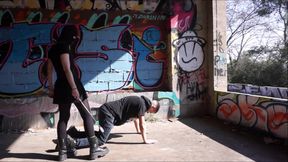 Aesthetic Teen 18+ Trample, Kick, Slap And Spits Her Slave With Verified Amateurs