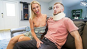 Brick Danger & Payton Avery in Perverted teen 18+ Stepsister Takes Advantage of Injured Stepbrother, Scene #01