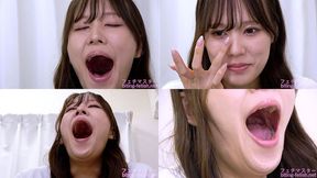 Serina Usui - CLOSE-UP of Japanese cute girl YAWNING