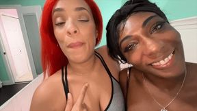 Sensual Vore Tease POV With Ebony Giantess Goddesses Paris Love & Sativa Feti (SD 720p WMV)