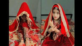 Desi First night romantic rough sex  &mdash;  beautiful Indian Village wife tight pussy hindi sex