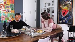 ”Analized teen spanked hard with machine before ass fucking”