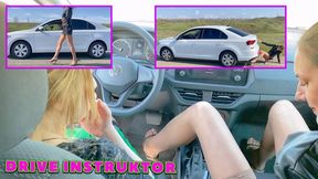 VIKA INSTRUCTOR LENA DRIVING LESSON REAL VIDEO 4K (real video) FULL VIDEO 42 MIN