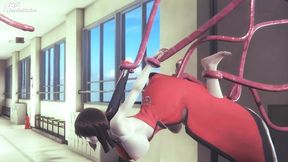 3D Animated Japanese Mom Receives Naughty Massage