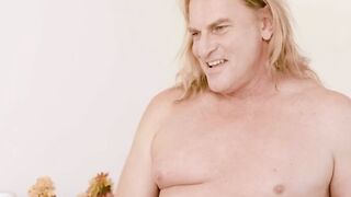 DADDY4K. Cunning man seduces his sons adorable bride before the wedding ceremony