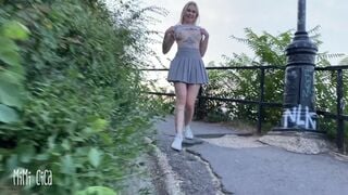 Butt plug, flashing, masturbation - public adventures by MIMI CICA