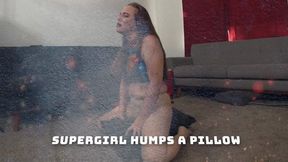 Supergirl Pantyhose Pillow Humping 09