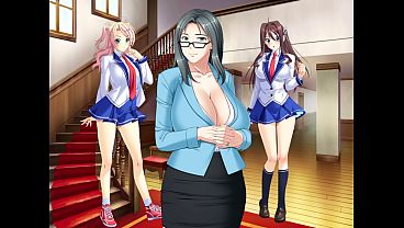 Aika and Hiroko indulge in a steamy lesbian encounter during their study