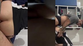 comendo meu amigo depois do futebol