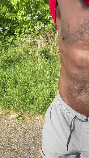 It Is 26 Degree C. in My Shorts and Not Wearing Underwear. My Top, Also Comes off