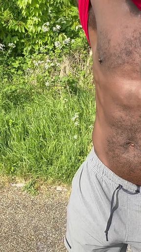 It Is 26 Degree C. in My Shorts and Not Wearing Underwear. My Top, Also Comes off